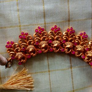 Traditional Chettinad Gold Lakshmi Necklace