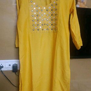 Mirror Work Kurta