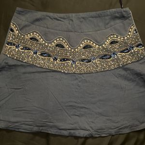 Blue Stone  Skirt