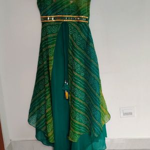 Beautiful Green Dress With Dupatta