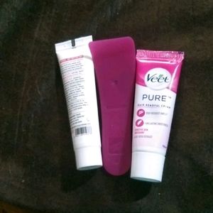 Moisturizer And Veet Cream