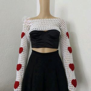 Crochet Herzen Bolero ♥️