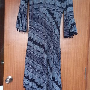 Blue Round Kurti