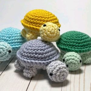 Crochet 🧶 Turtle 🐢 Keychain 😄