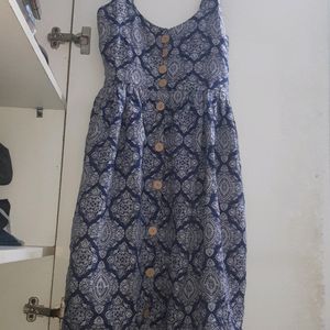 Printed BLUE Sundress