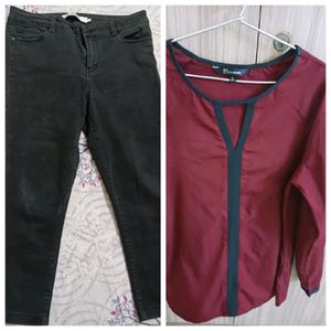 Vero Moda Jeans + Annabelle top combo offer