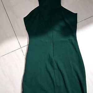 Green Bodycond Dress