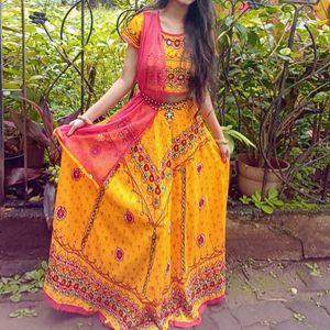 Yellow Chaniya Choli