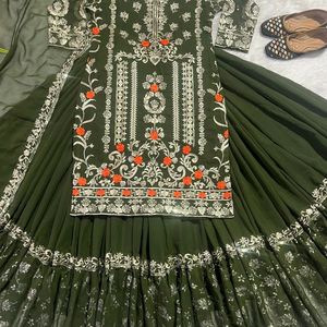 Lehenga With Kurta And Dupatta