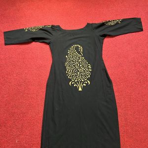 Ahalyaa Black Kurta