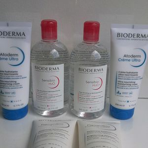 Combo Of Bioderma Facewash, Cream And Remover