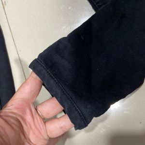 Vestment Black Cotton Jeans