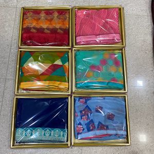 Vishal Printed Branded Sarees At 50%off