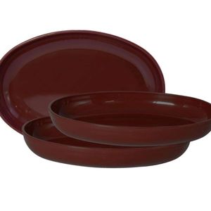 Pack Of 3 Trays Microwave Safe