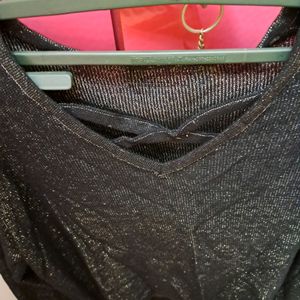 Black Shimmer Top