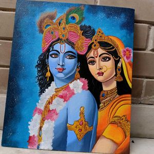 Radha Krishna Canvas Painting