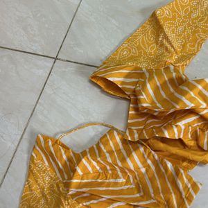 Sari blouse Bandhani