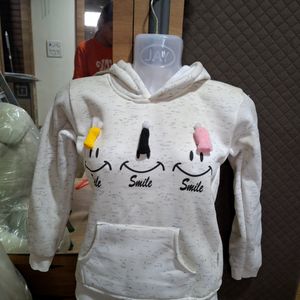 Cute Cap Girl's Sweatshirt