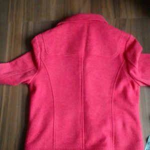 Carrot Pink Coat/Jacket For Girls.