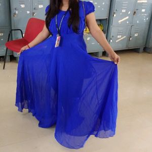 It's New Long Gown Blue Colour