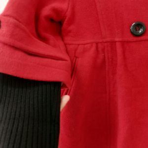 Girls' Red Dress Coat