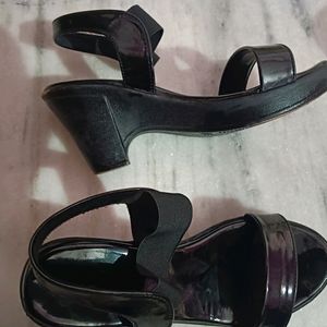 Black Party Wear Casual Heels