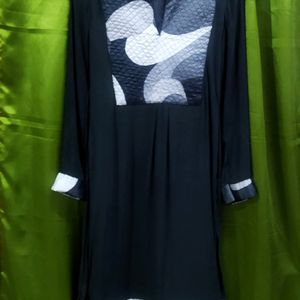 Black kurta top