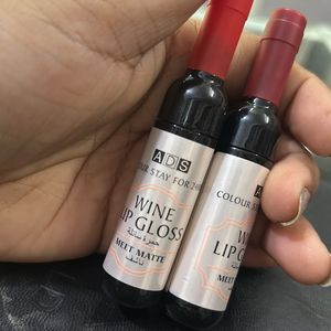 ADS wine lip GLOSS matte listick