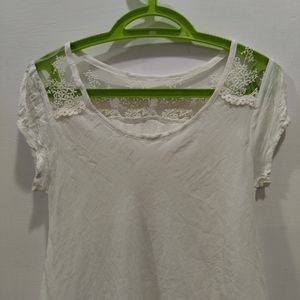 White Laced Tunic