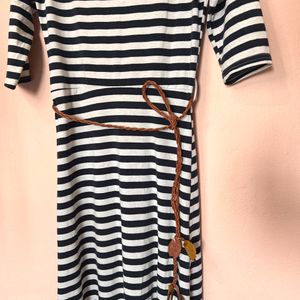 Stripped Long Dress