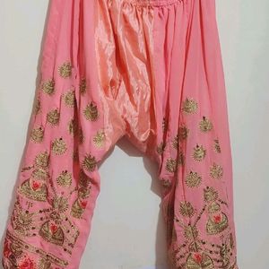 Rose Rani Plazo Suit With Dupatta For 46 Bust