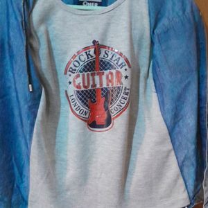 Jacket Attached with T Shirt