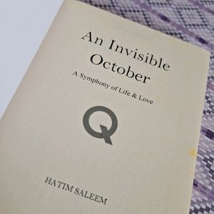 An Invisible October, By Hatim Saleem