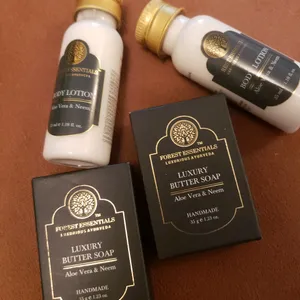 Forest Essentials Body Lotion & Luxury Butter Soap