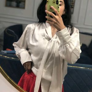 Korean Gorgeous Satin Shirt