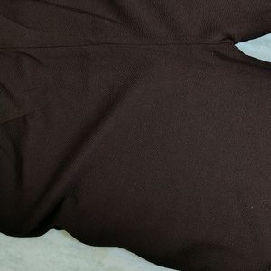 🔥coffee brown 🤎 wide leg trouser. new never used