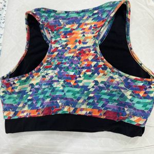 Multicolor Tank Bra