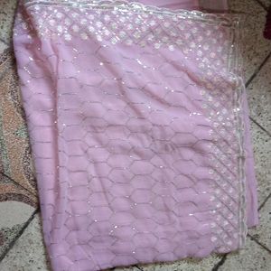 Heavy Work Tikki Saree No Blouse