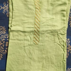 Women Green Elegant Kurti