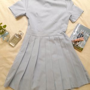 Korean Baby Blue tennis dress