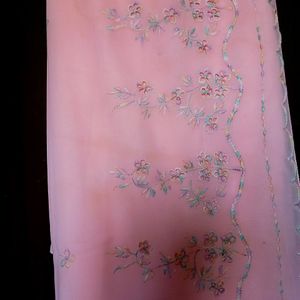 Pretty Pink And Soft Peach Colour Sarees Combo