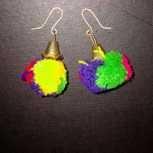 POMPOM Earrings!!