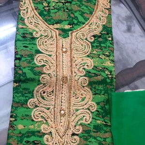 Dress Material Green