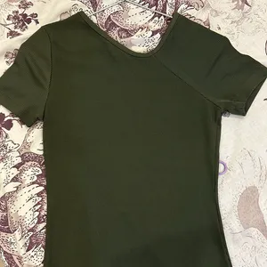 Westside Olive Green Fitted Top (xxs-xs)