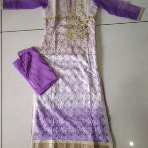 Straight Fit Kurti With Duppta