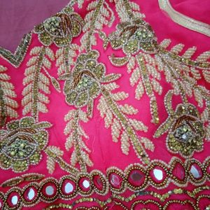 Anarkali With Skurt And Dupatta