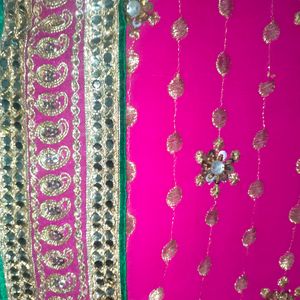 Pink Heavy Saree For Wedding