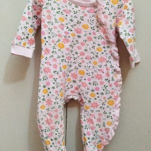 Pink Baby Romper 1