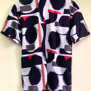 Abstract pattern Shirt Short Sleeve