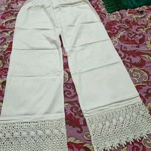 Palazzo Pant- XL- White